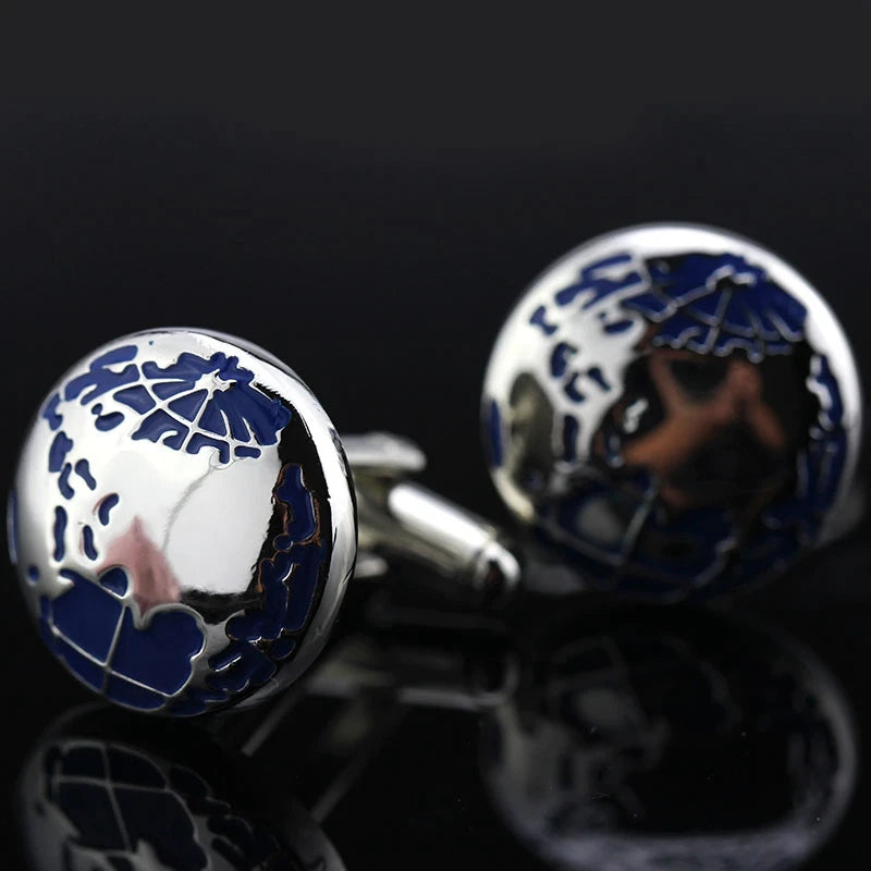 Christmas Gifts Men's Cufflinks France Shirt Copper Gold Cuff Buttons For Dad Mens Jewelry