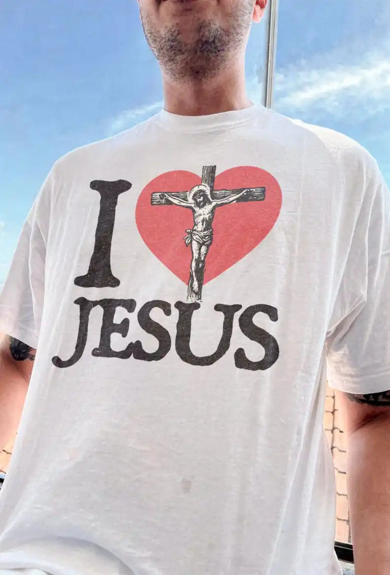 Jesus Christ T Shirts Tees for Men Fashion Casual Short Sleeve T-shirt for Summer Cotton T-shirts Christian Faith Tshirts Tops