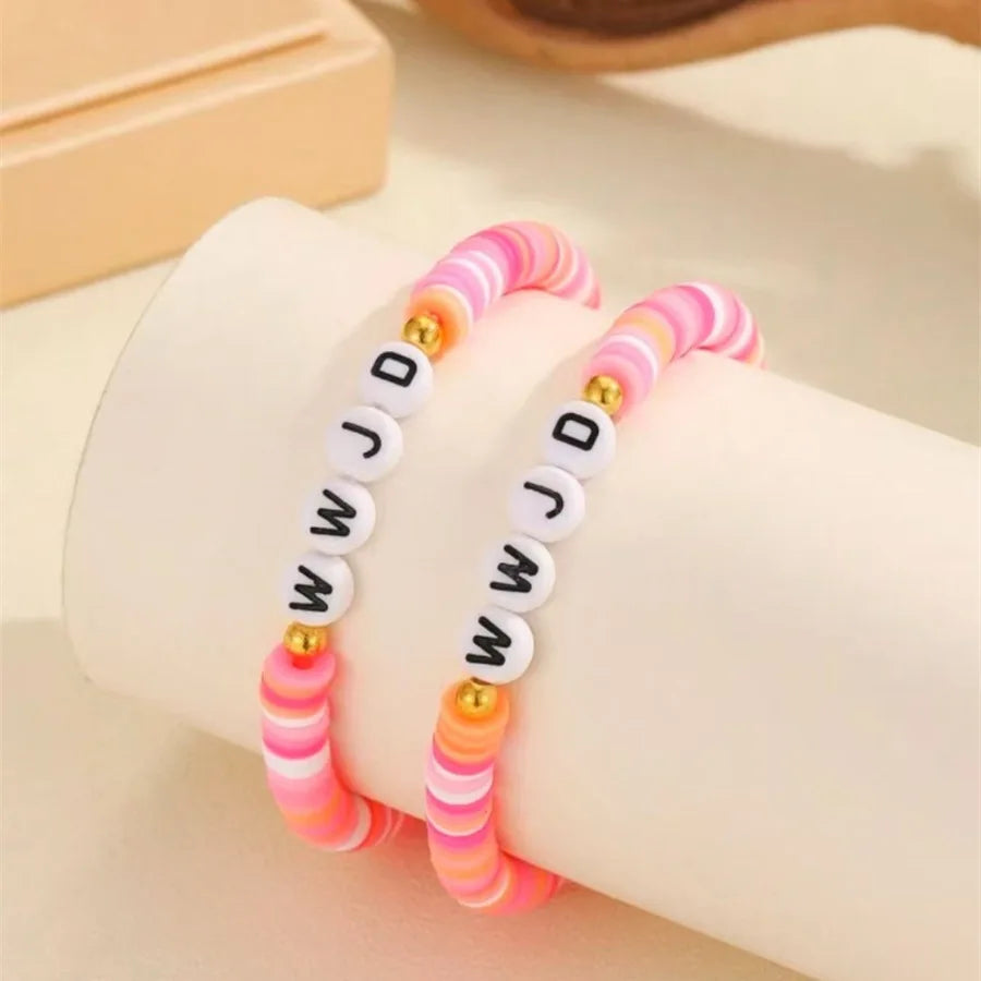 3PCS What Would Jesus Do WWJD Bracelets Women Men Cross Beaded Bracelets Set WWJD-Jesus Will Do What Bracelet Jewelry Gifts